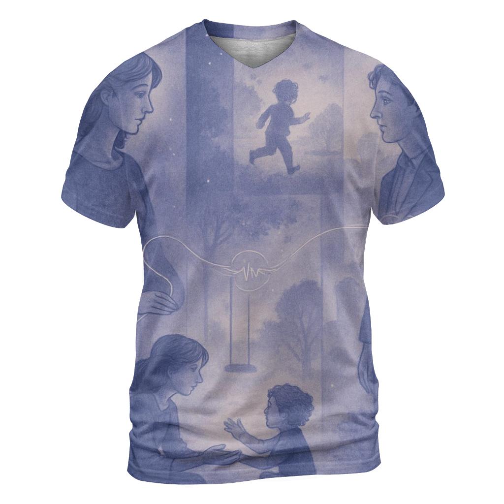 The Invisible Thread That Tethers Two Hearts Across Every Distance custom all-over print shirts