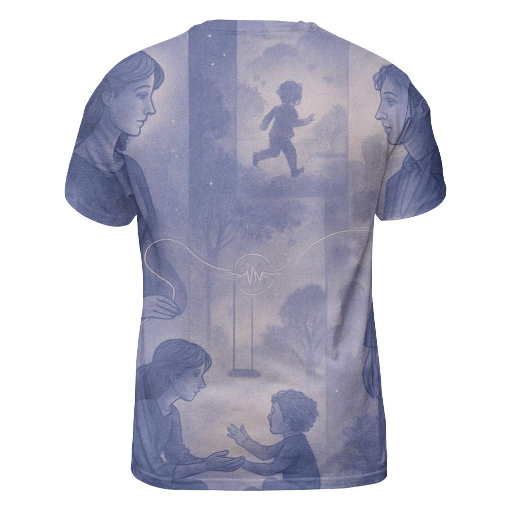 The Invisible Thread That Tethers Two Hearts Across Every Distance custom all-over print shirts