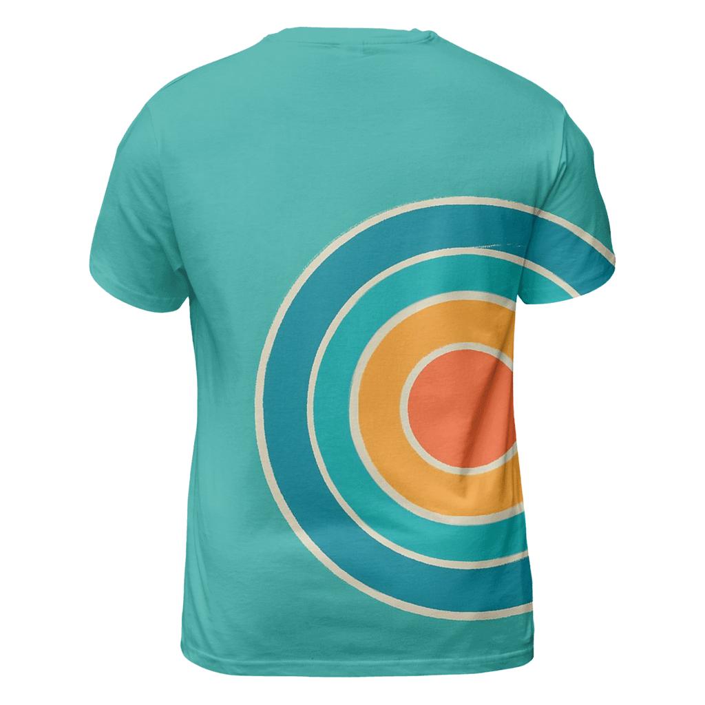 Binary Star Bullseye Offset Halo designer pattern shirts