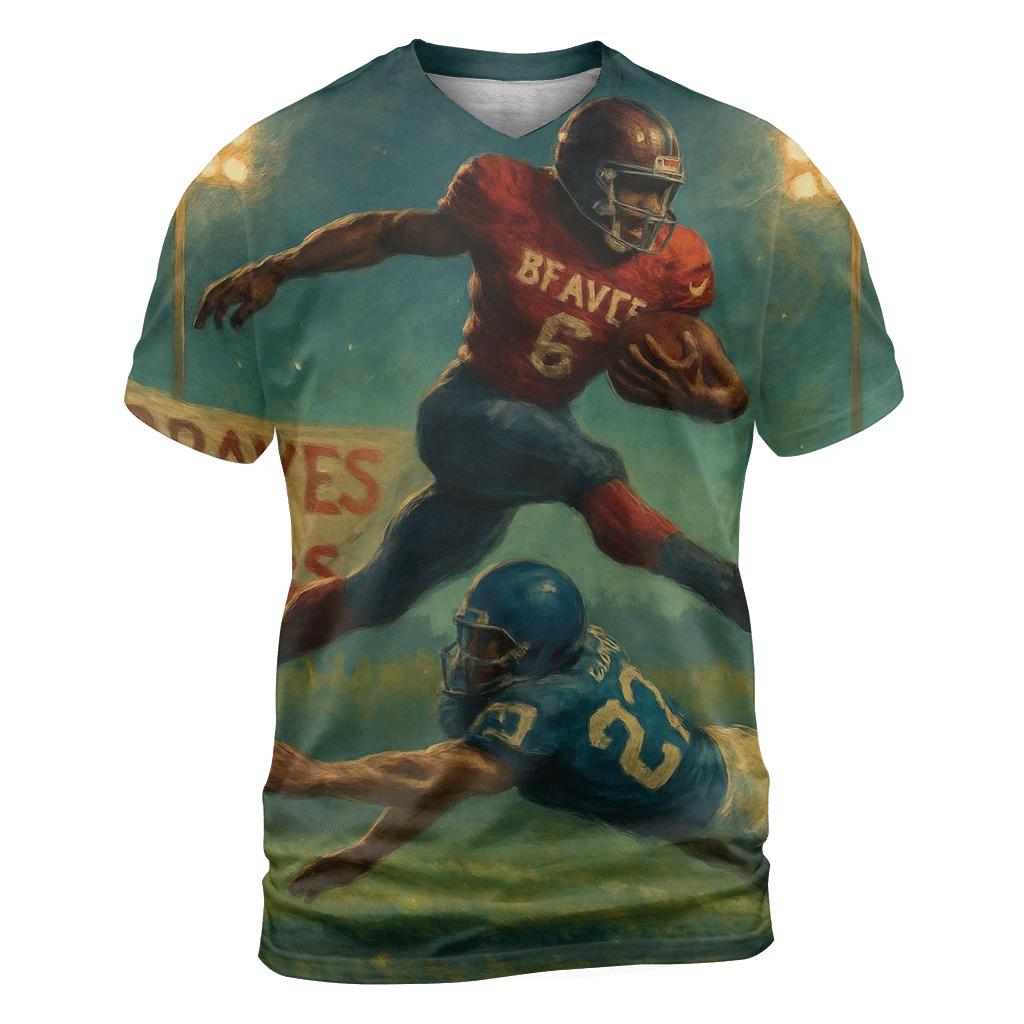 Cornfield Night Lights Rivalry Charge creative print fashion shirts