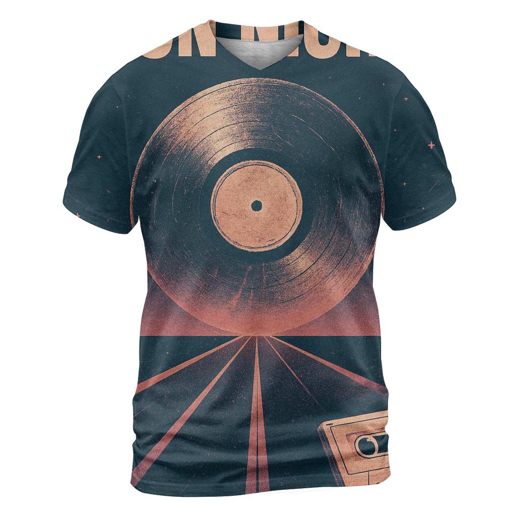 Worn Vinyl Night Drive Poster personalized full print shirts