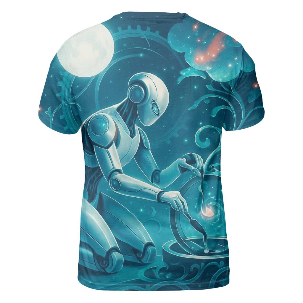 Clockwork Orbit Garden statement graphic shirts