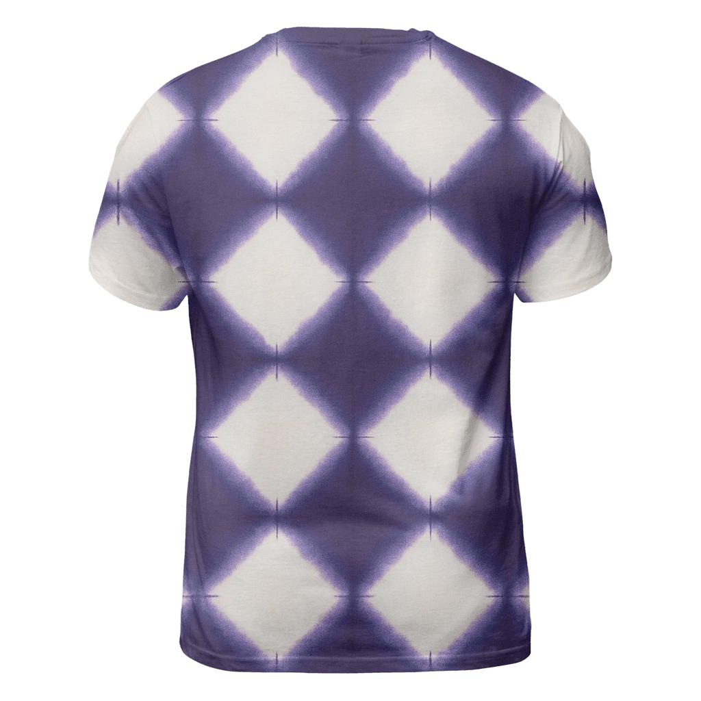 Itajime Nebula Lattice Clamp Resist artistic all-over print tops