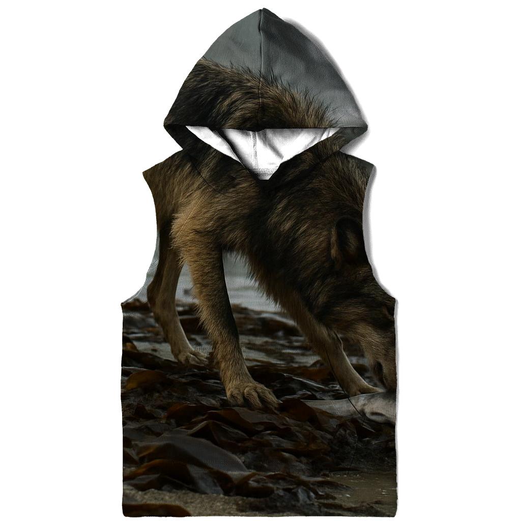Coastal Wolf Kelp Forage designer hoodies