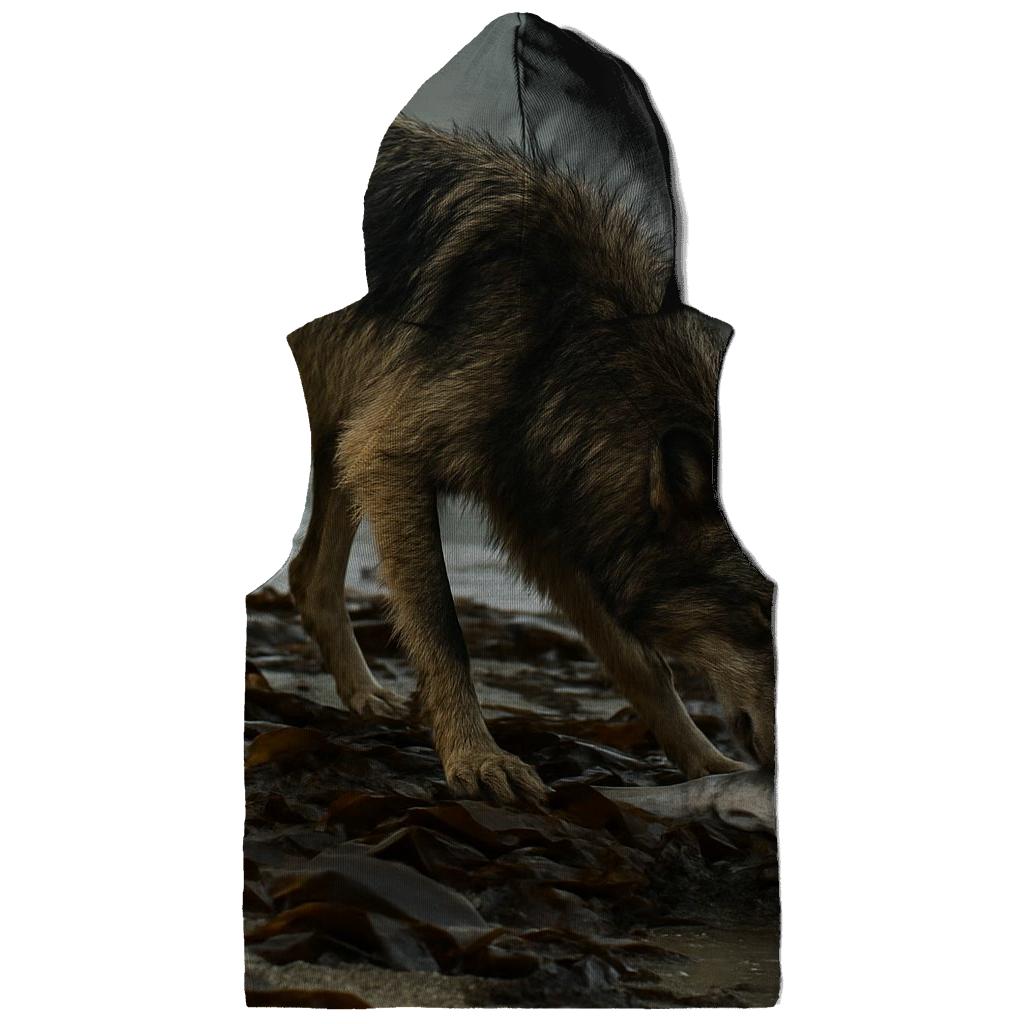 Coastal Wolf Kelp Forage designer hoodies