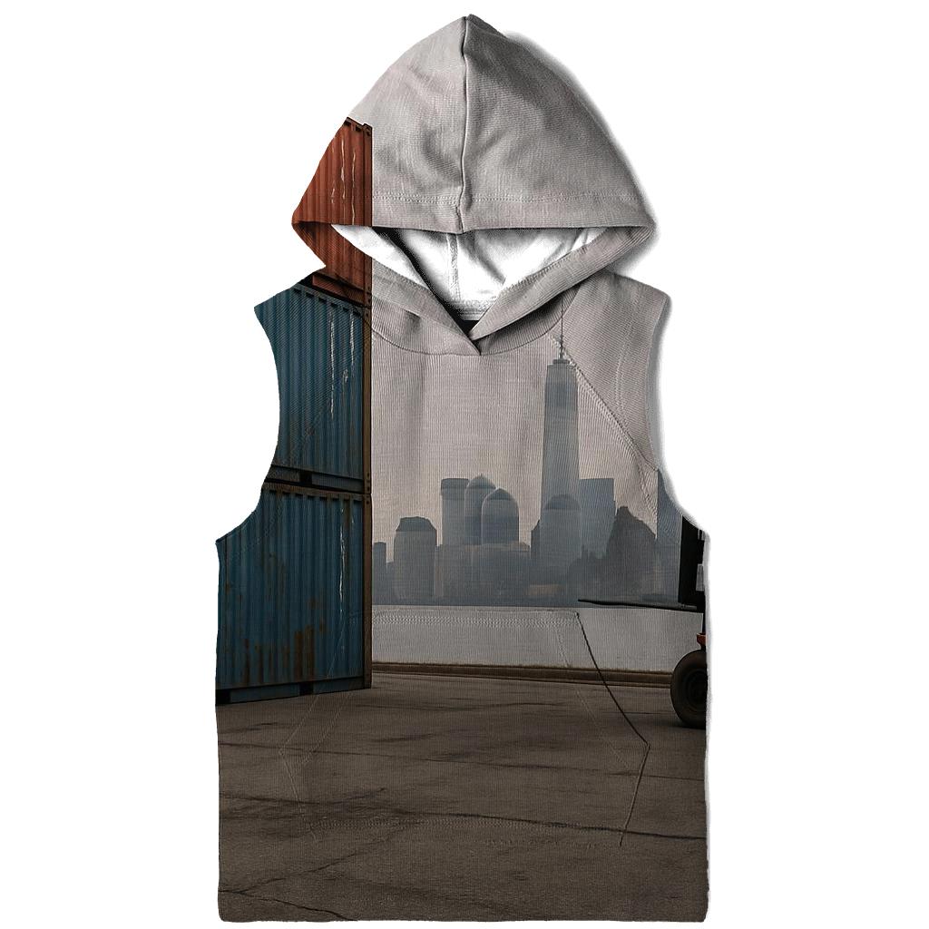 Maritime Freight Foreground At Red Hook heavyweight hoodies