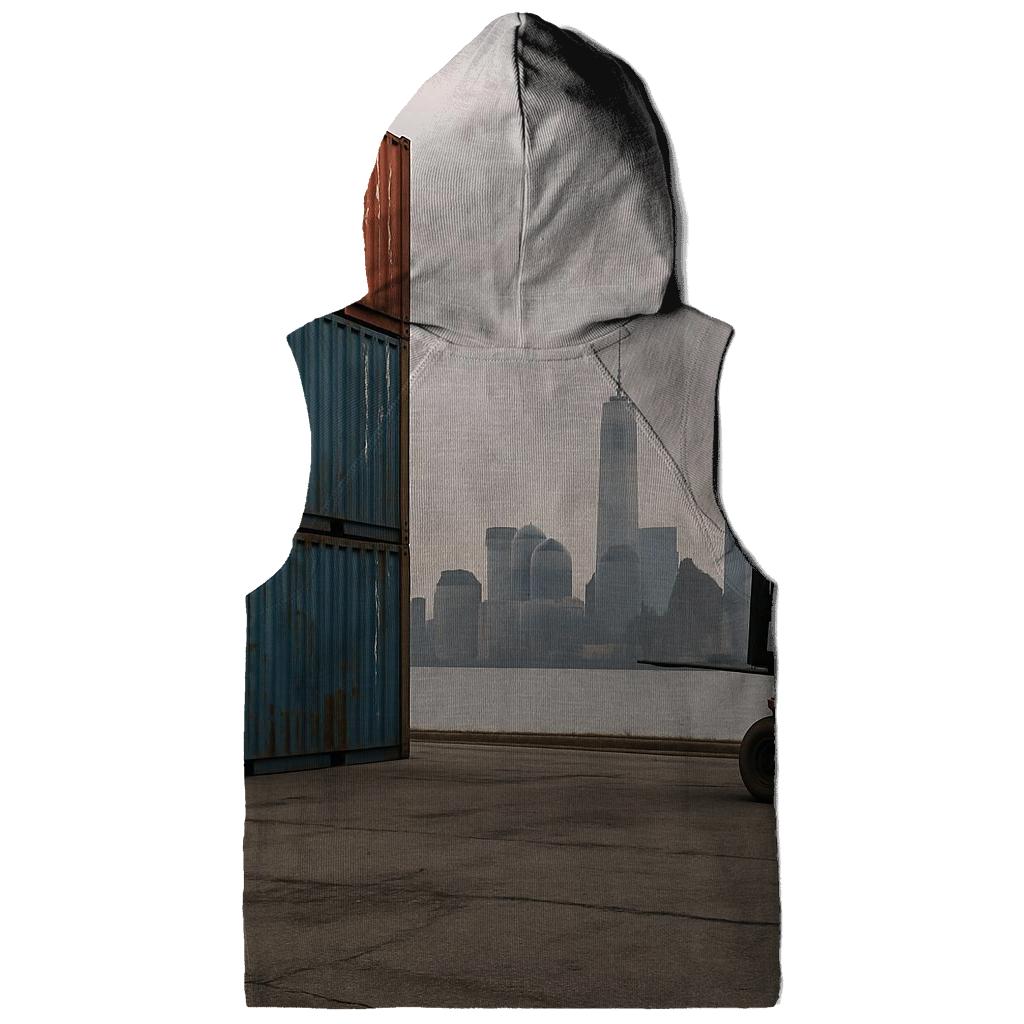 Maritime Freight Foreground At Red Hook heavyweight hoodies