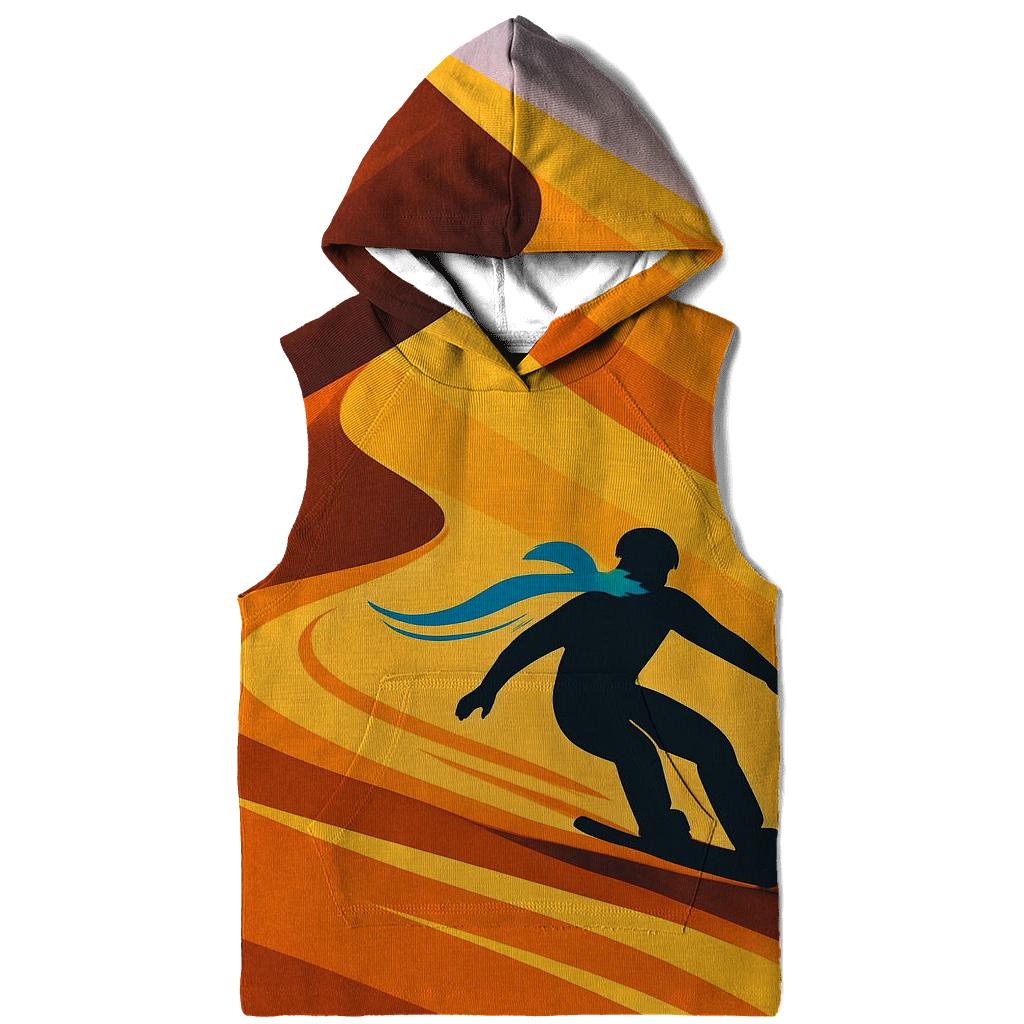 Desert Dune Sandboarding Slalom lightweight hoodies