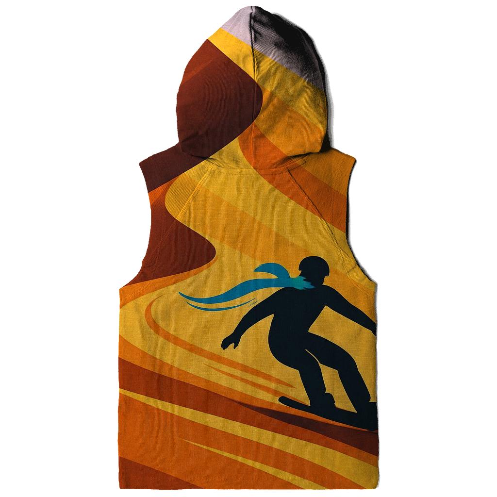 Desert Dune Sandboarding Slalom lightweight hoodies