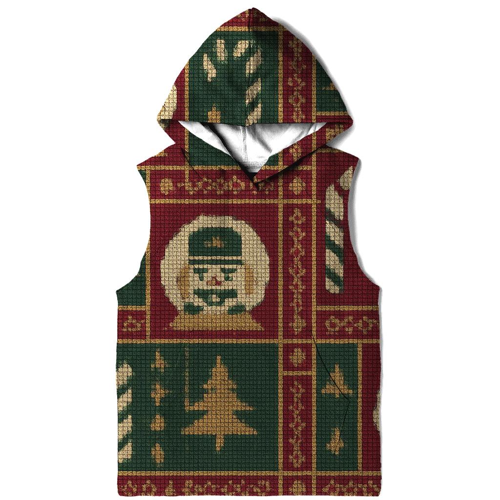 Nutcracker Snow Globe Panel Quilt Design graphic hoodies