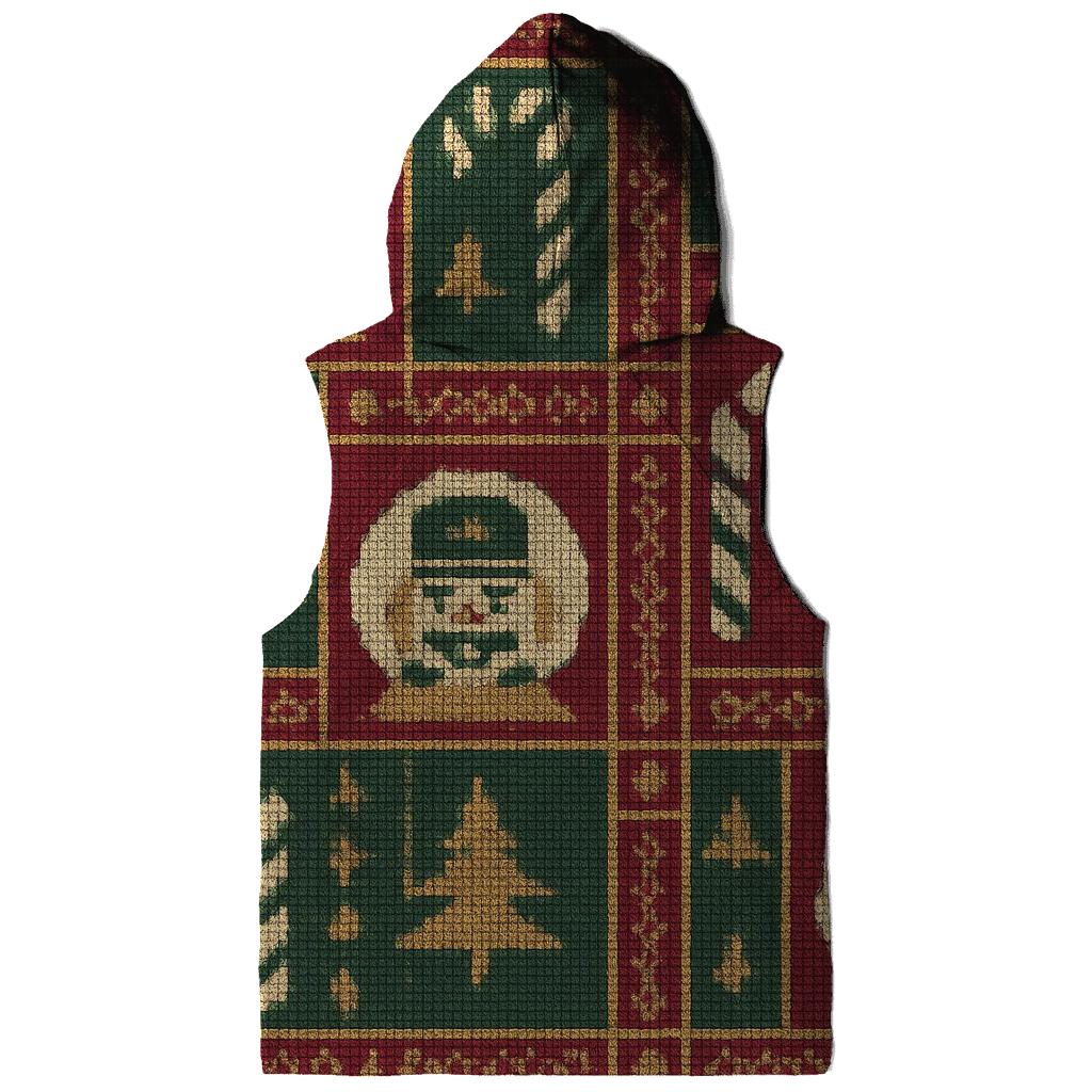 Nutcracker Snow Globe Panel Quilt Design graphic hoodies