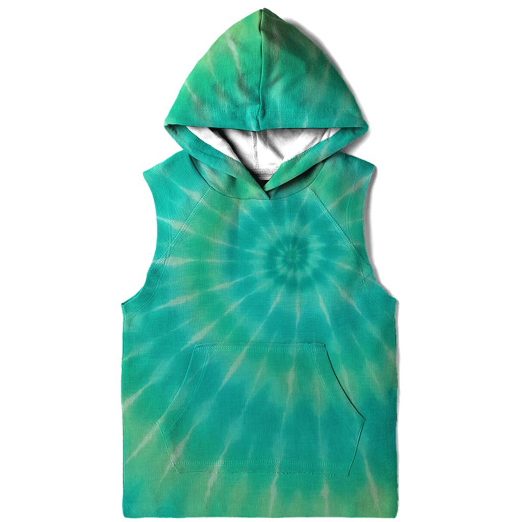 Aurora Spiral Overdye Vortex heavyweight hoodies
