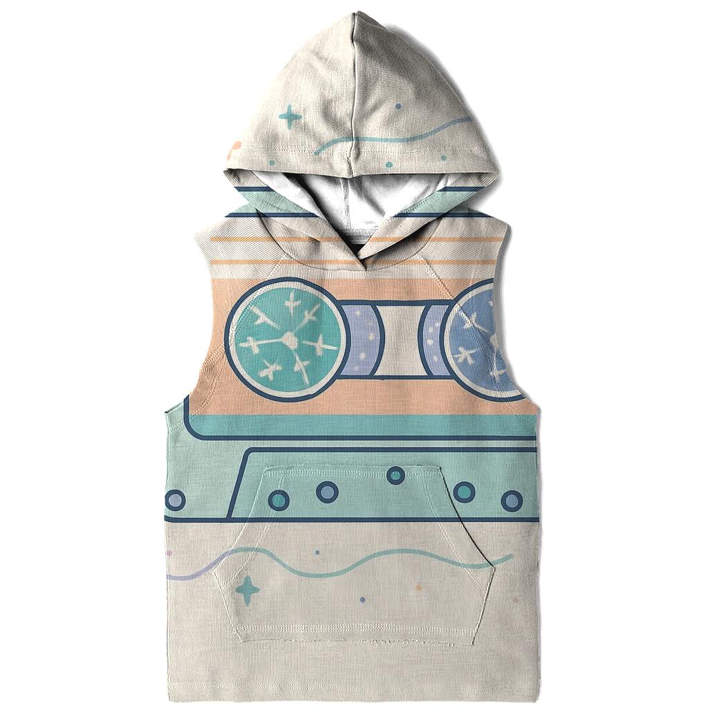 Cassette Constellation Map lightweight hoodies