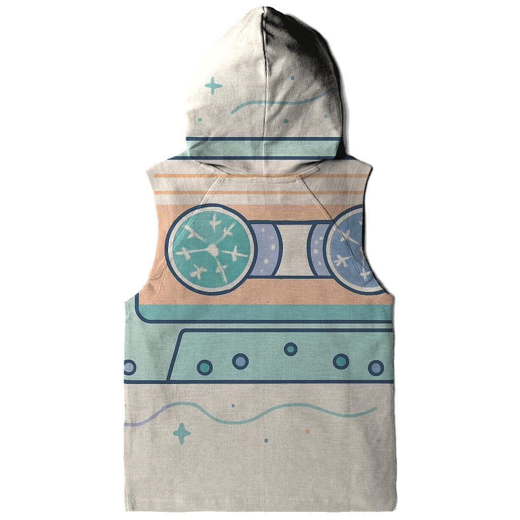 Cassette Constellation Map lightweight hoodies