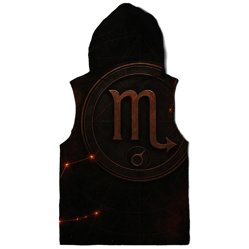 Scorpio Mars Retrograde Talisman Design embroidered hoodies