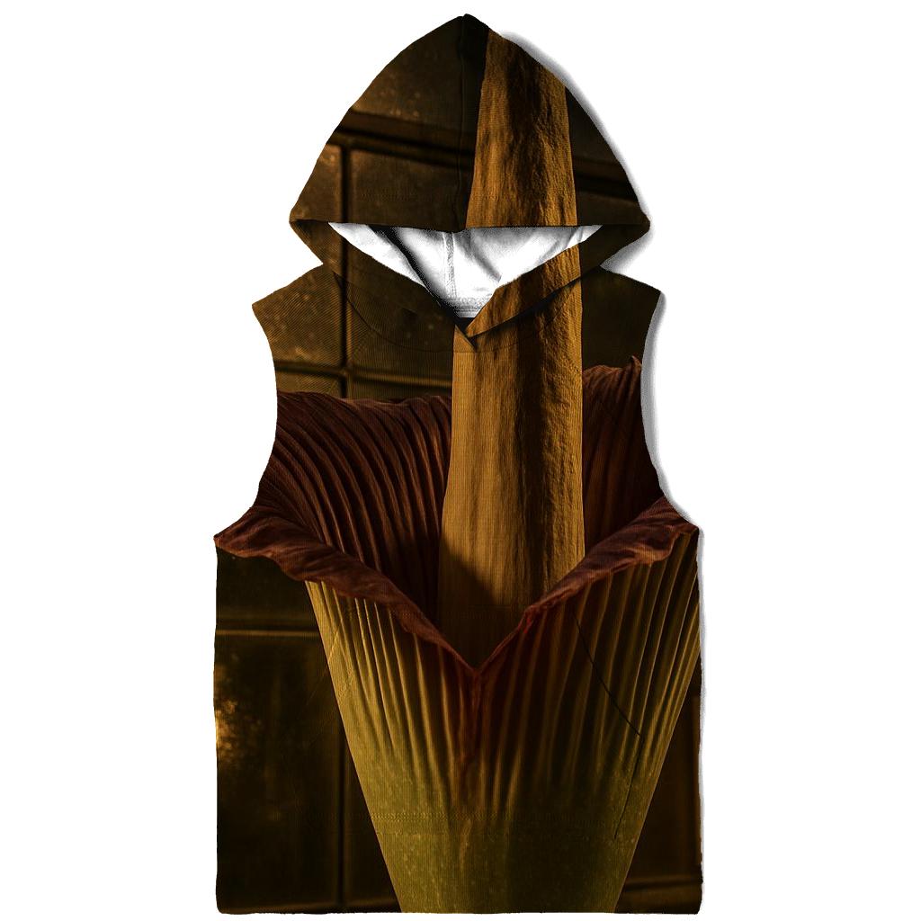 Titan Arum Bloom Inside A Conservatory zip-up hoodies