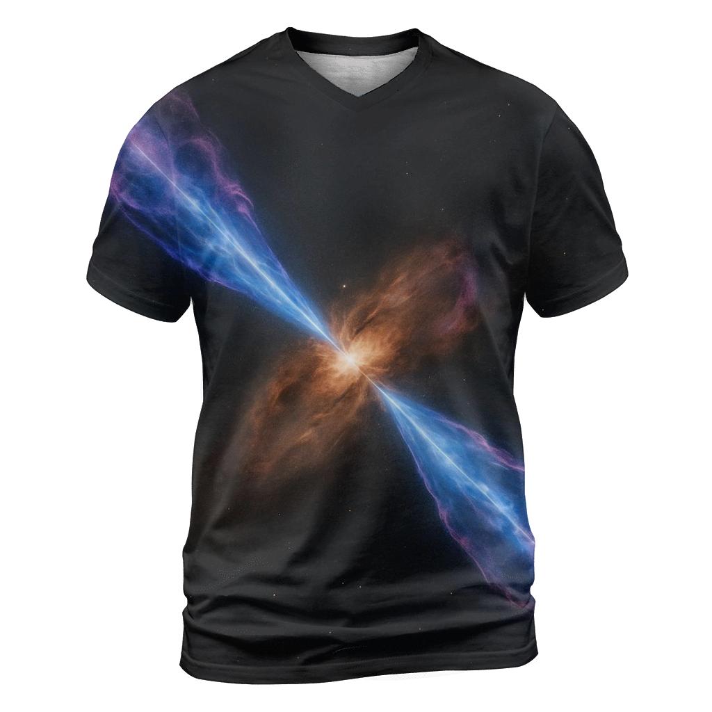 Bipolar Jet Outflow Shock Knots trendy printed shirt styles