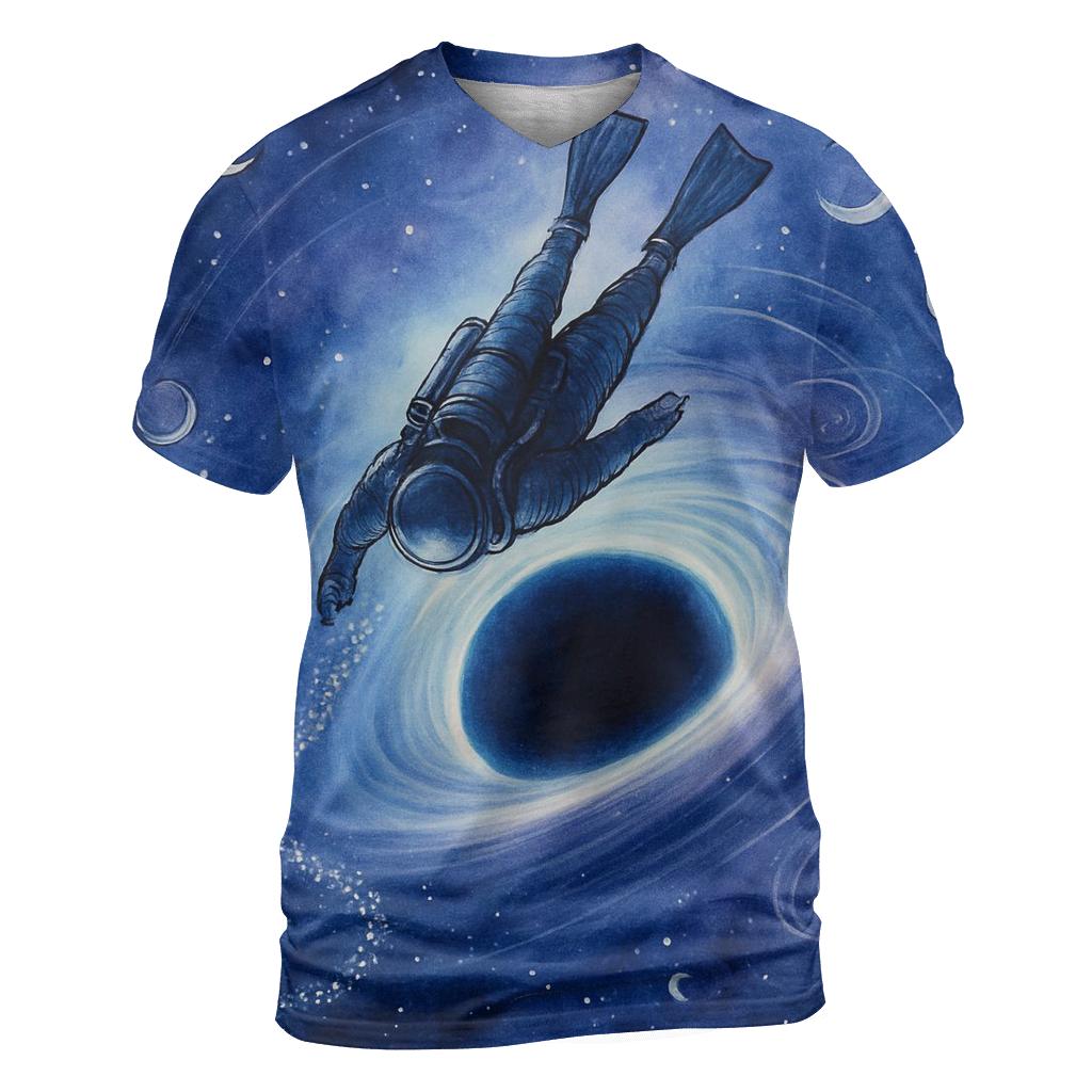 Sapphire Event Horizon Diver statement graphic shirts