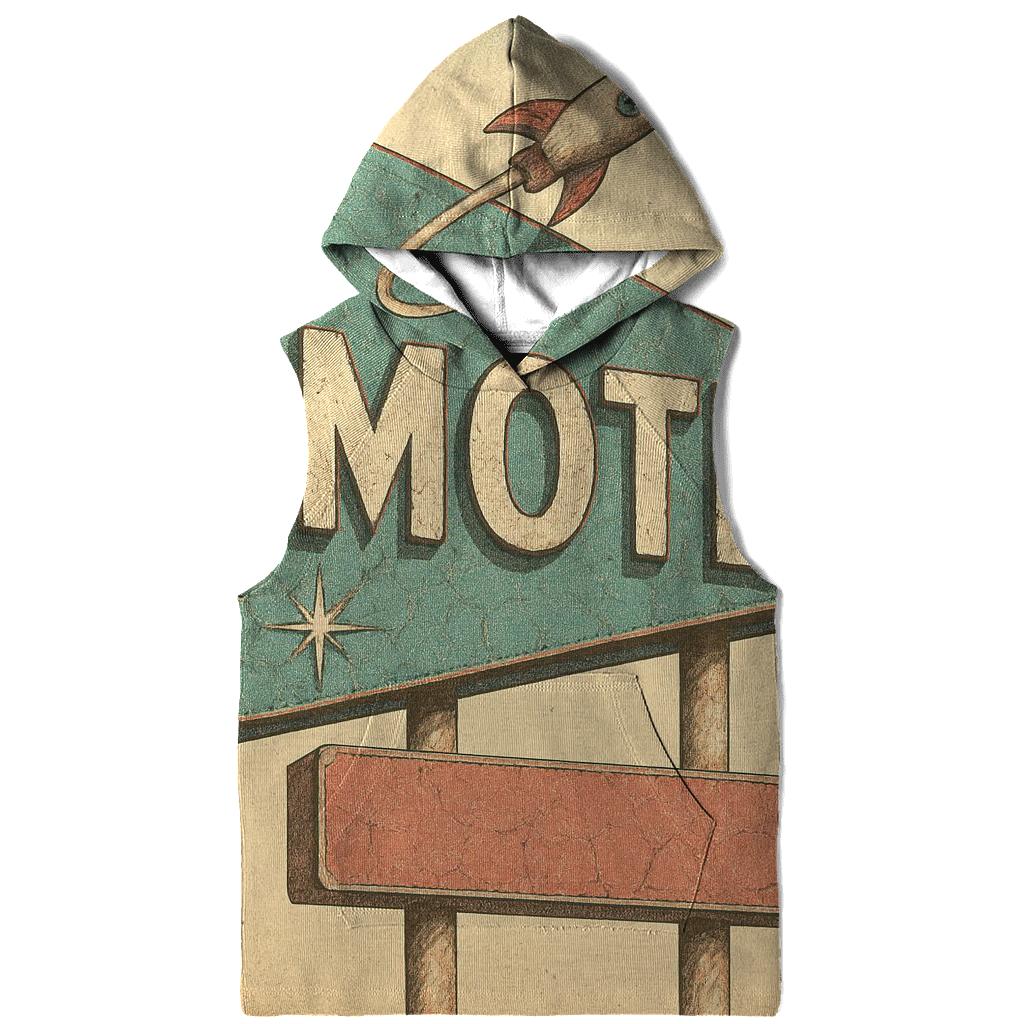 Faded Space Age Motel Sign hoodie trends