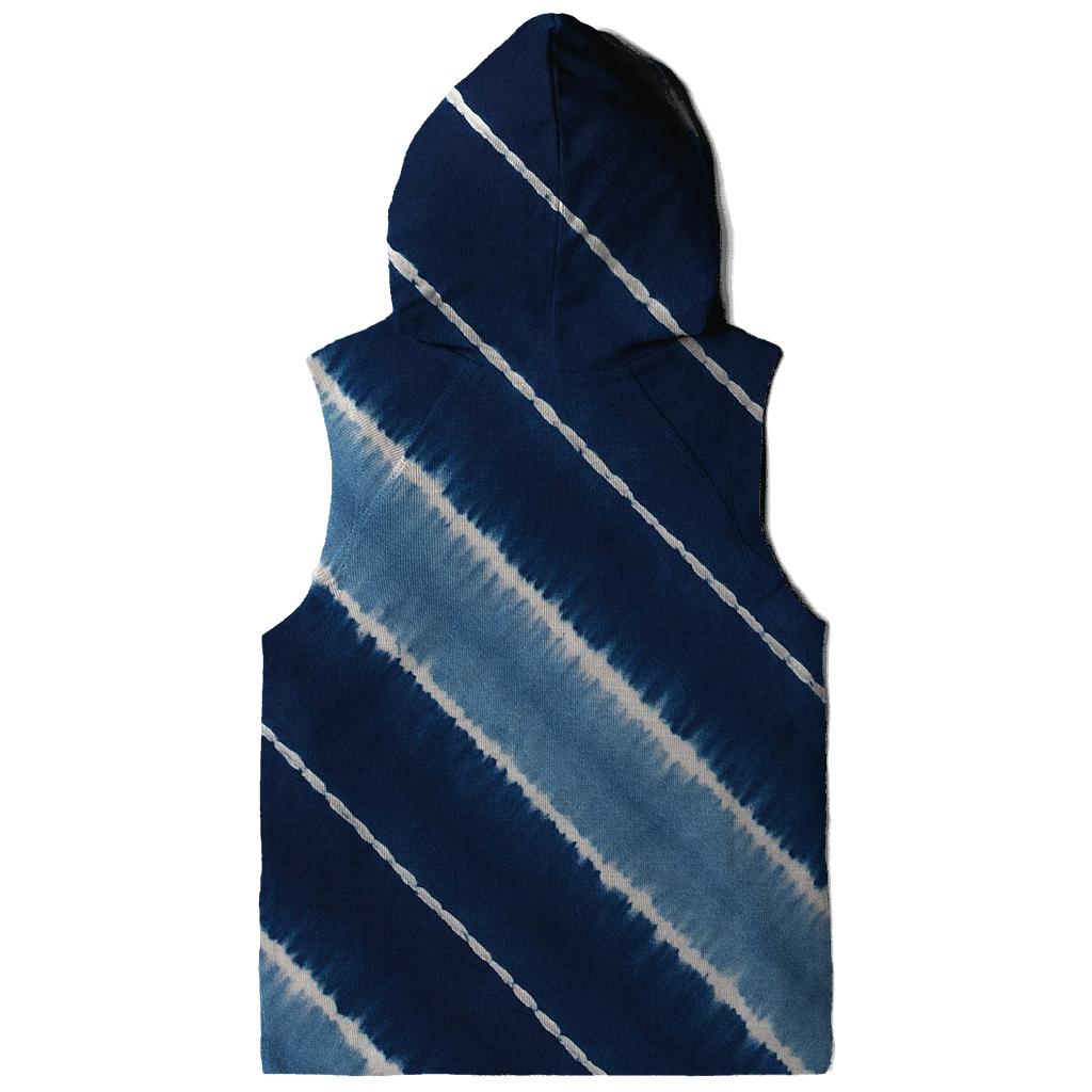 Indigo Arashi Meteor Diagonals pullover hoodies