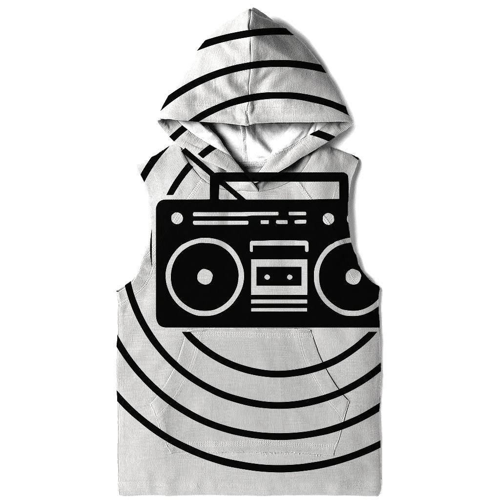 Monochrome Boombox Shadow Cast hoodie trends