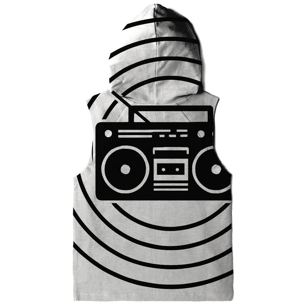 Monochrome Boombox Shadow Cast hoodie trends