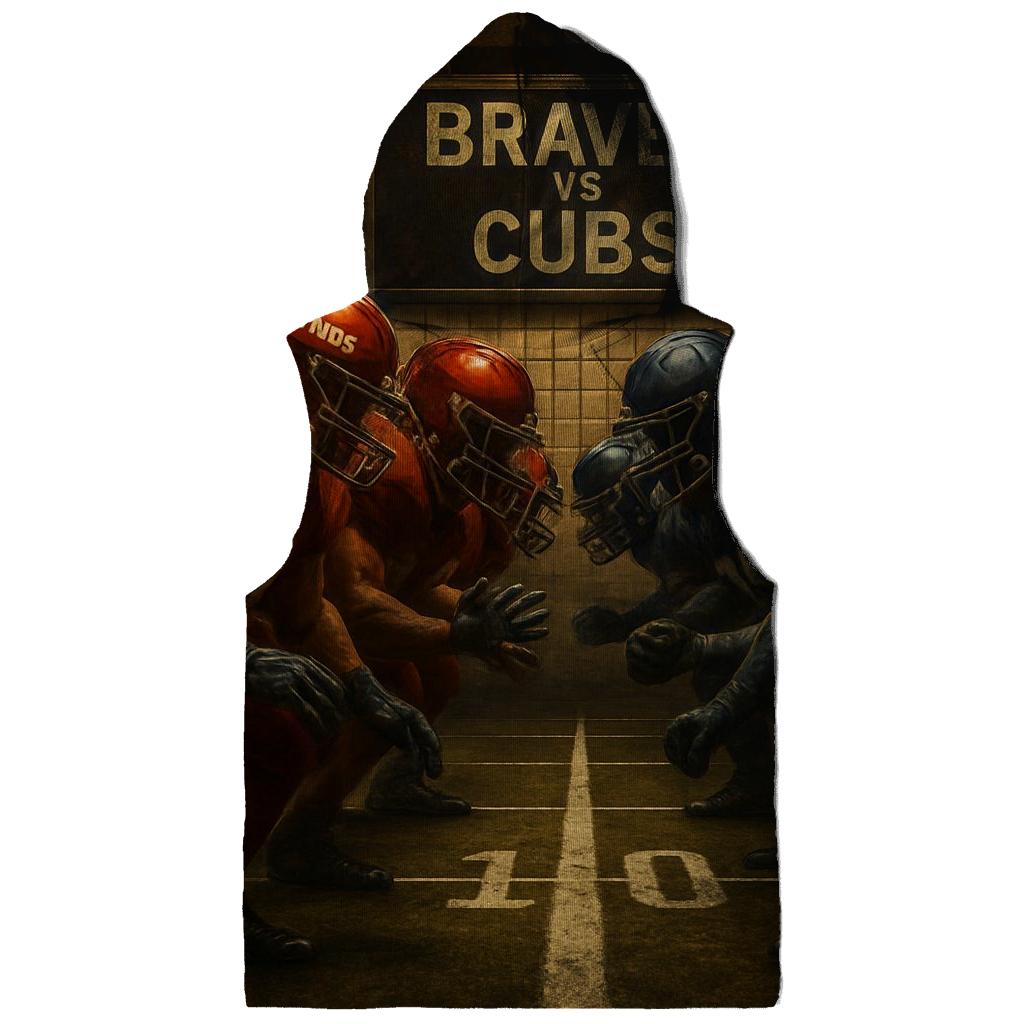 Subway Tunnel Huddle Break Showdown embroidered hoodies