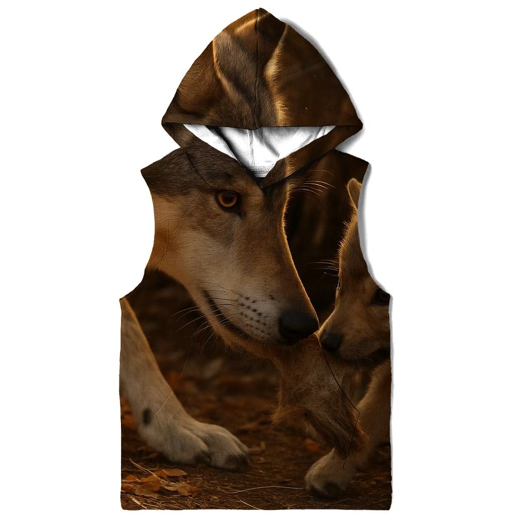 Autumn Den Lesson embroidered hoodies