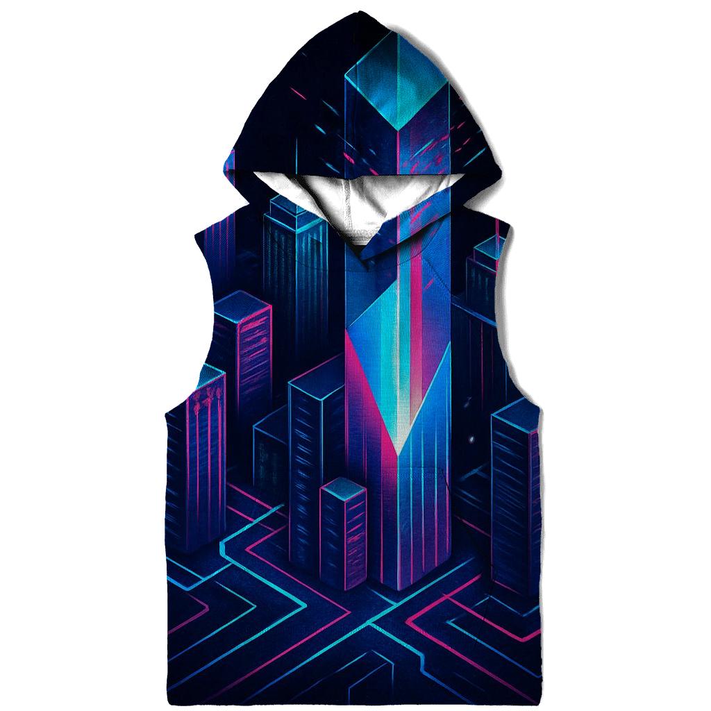 Glitch Prism City Poster custom hoodies