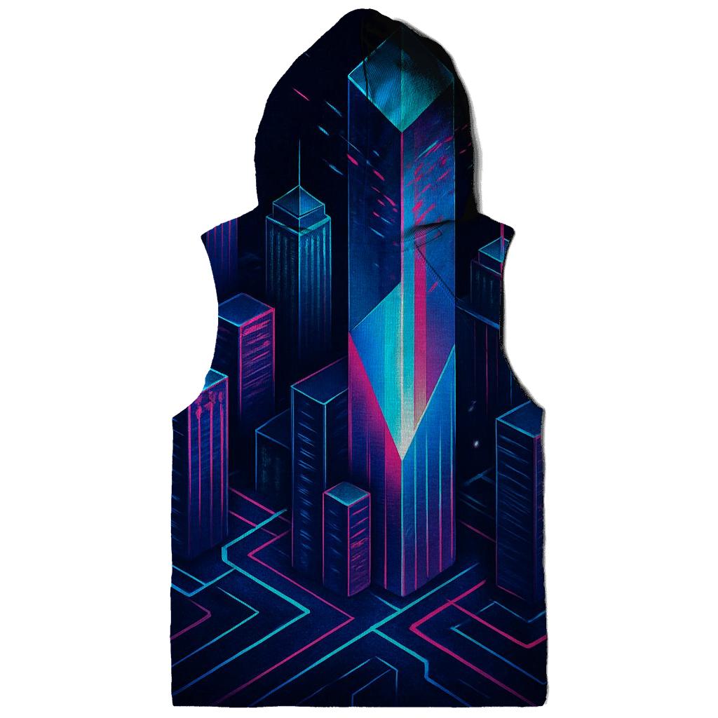 Glitch Prism City Poster custom hoodies