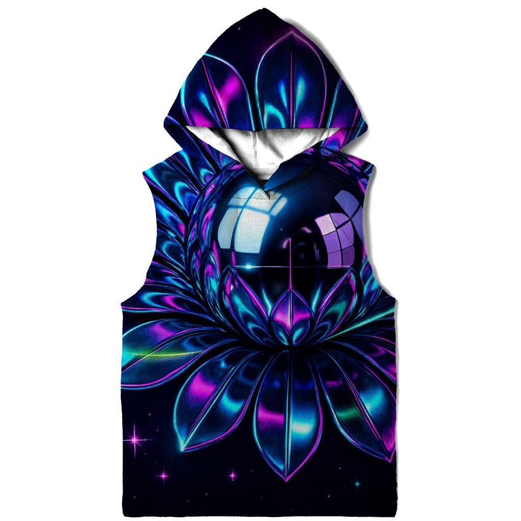 Chrome Orbit Disco Bloom premium hoodies