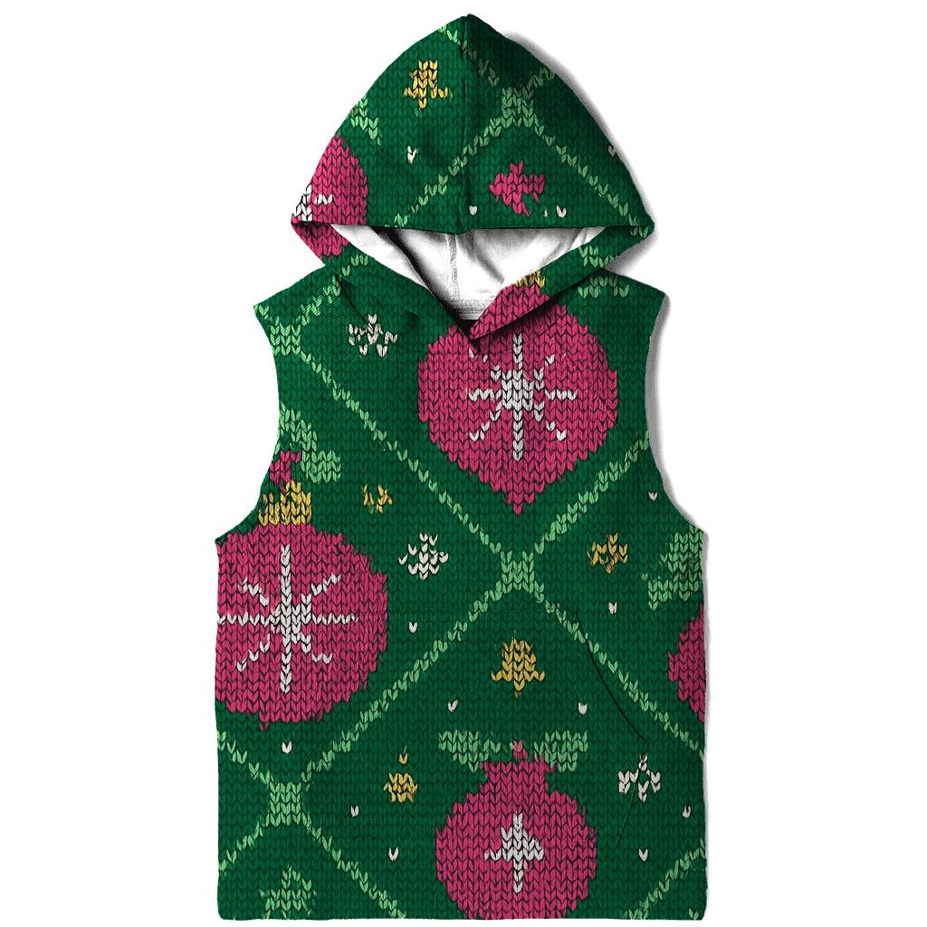 Holly Ornament Firework Lattice Design printed hoodies