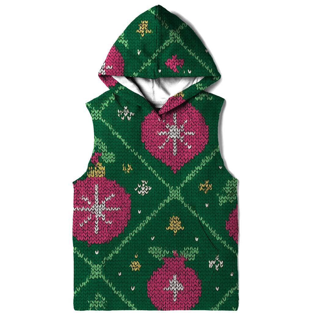 Holly Ornament Firework Lattice Design printed hoodies