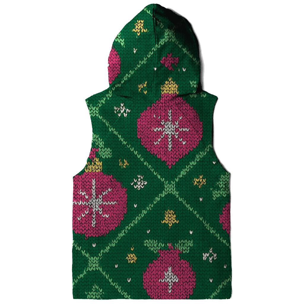 Holly Ornament Firework Lattice Design printed hoodies