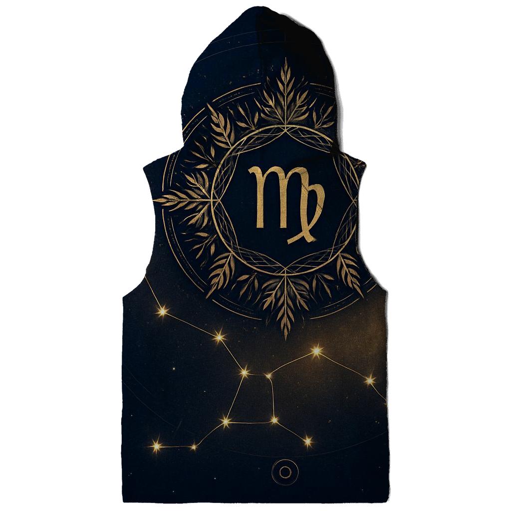 Virgo Harvest Maiden Celestial Mandala embroidered hoodies