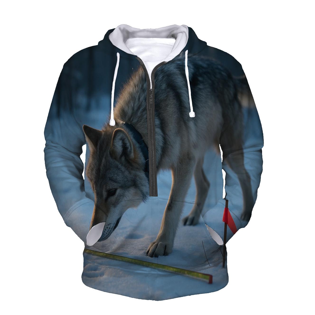 Radio Collar Dawn Check pullover hoodies