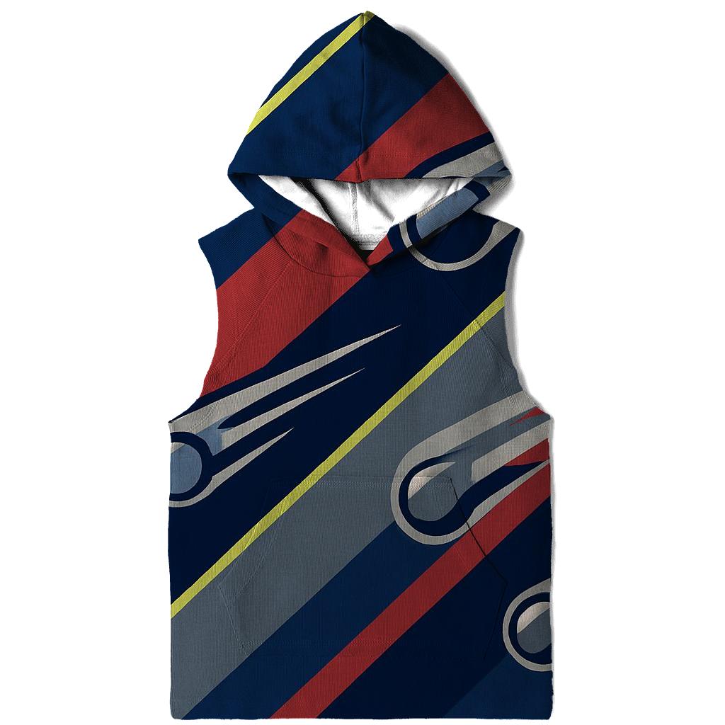 Chromed Comet Racing Stripes zip-up hoodies