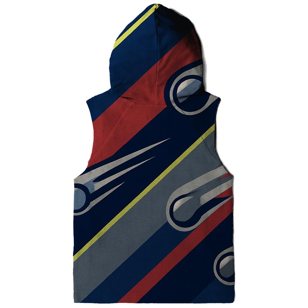 Chromed Comet Racing Stripes zip-up hoodies