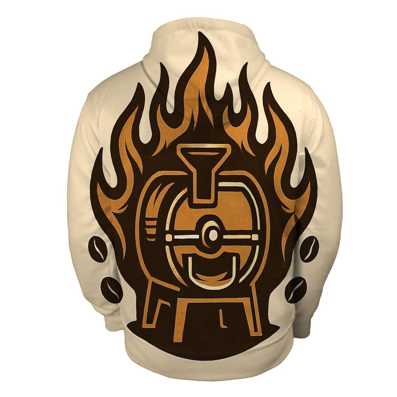 Roaster Flame Crest zip-up hoodies