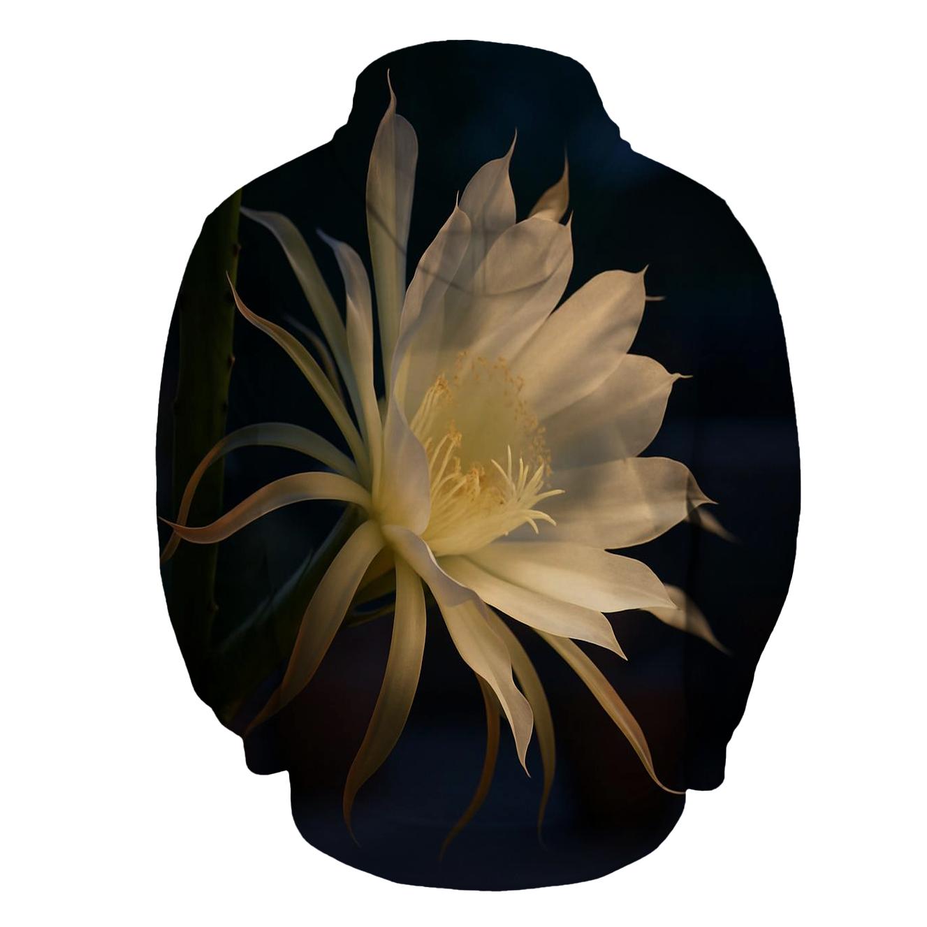Night Blooming Cereus Before Dawn graphic hoodies