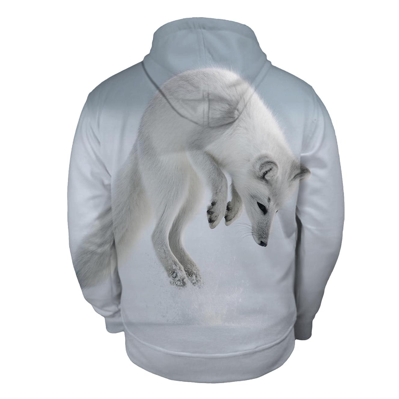 Frostline Forager Arctic Fox designer hoodies