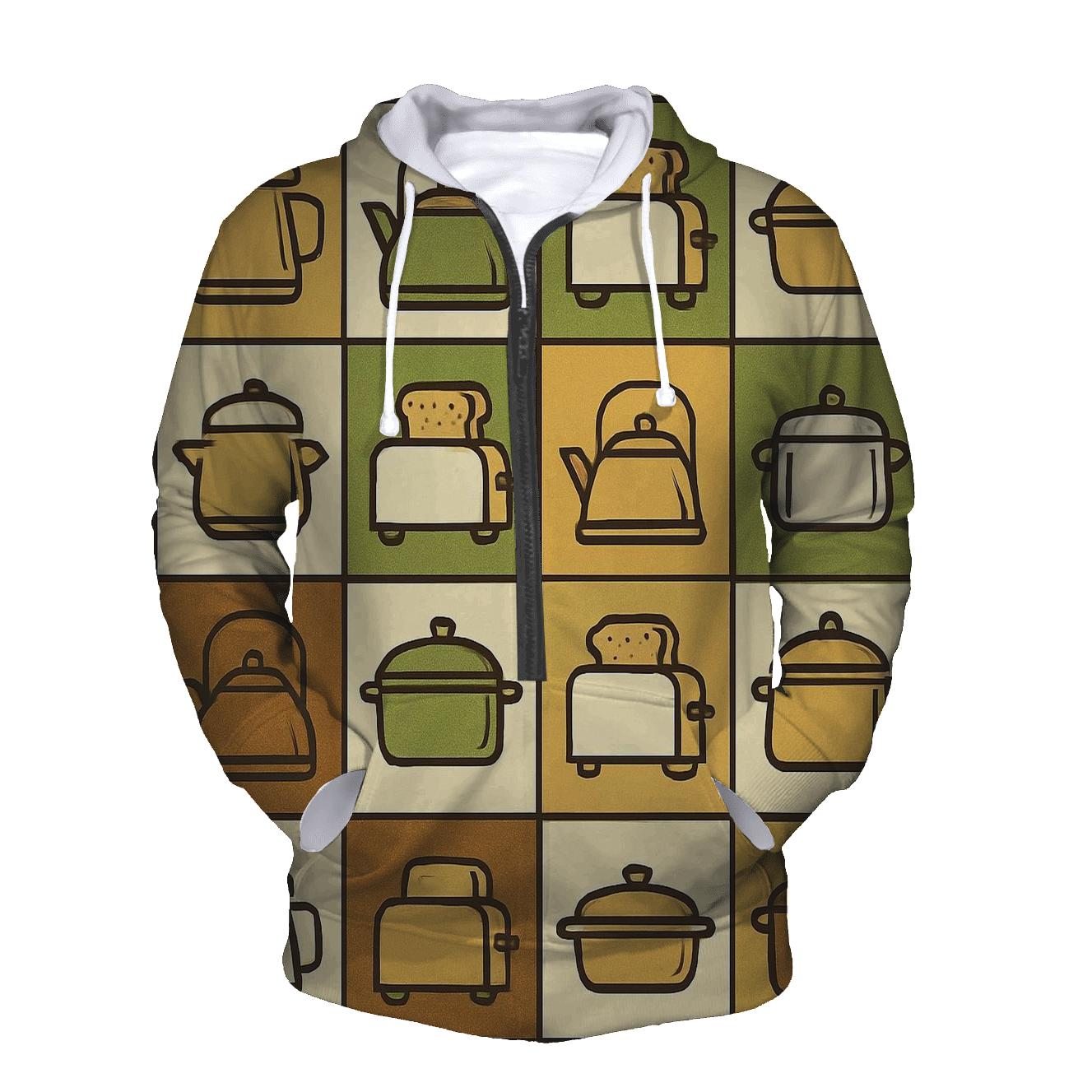 Avocado Kitchen Tile Groove lightweight hoodies