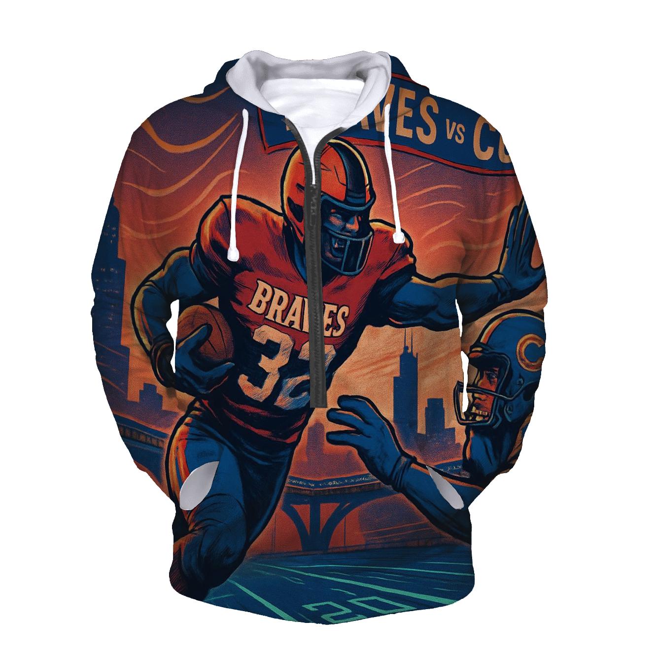 Windy City Skybridge Gridiron Duel custom hoodies