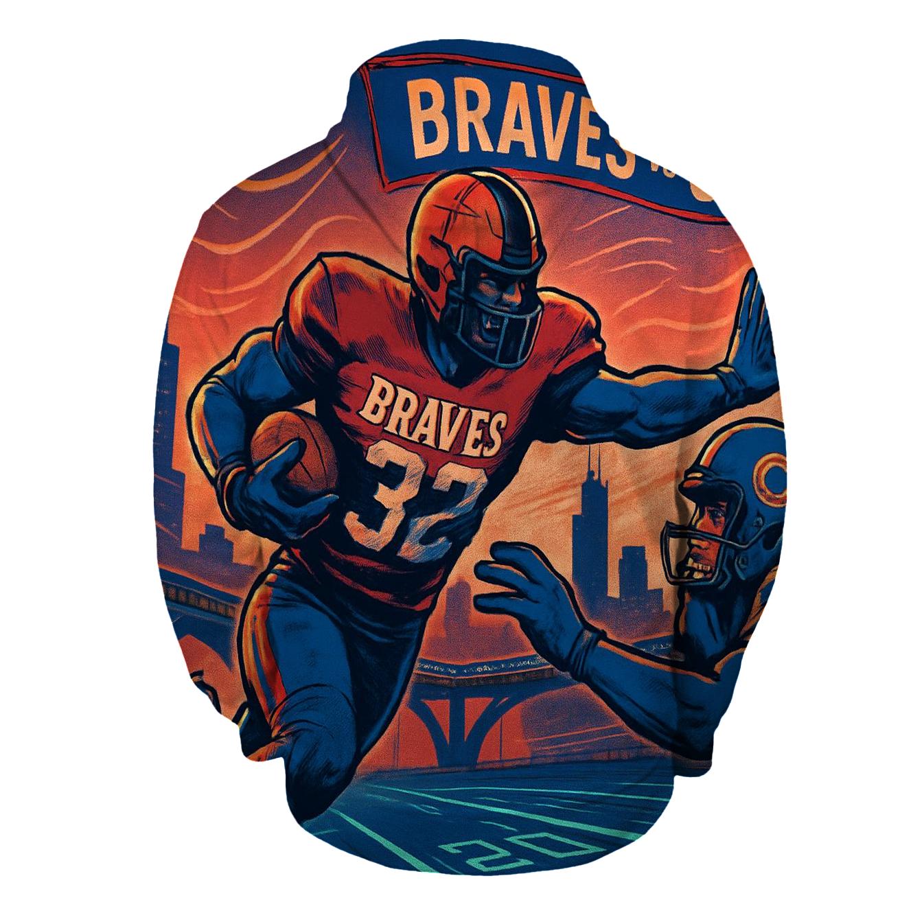 Windy City Skybridge Gridiron Duel custom hoodies