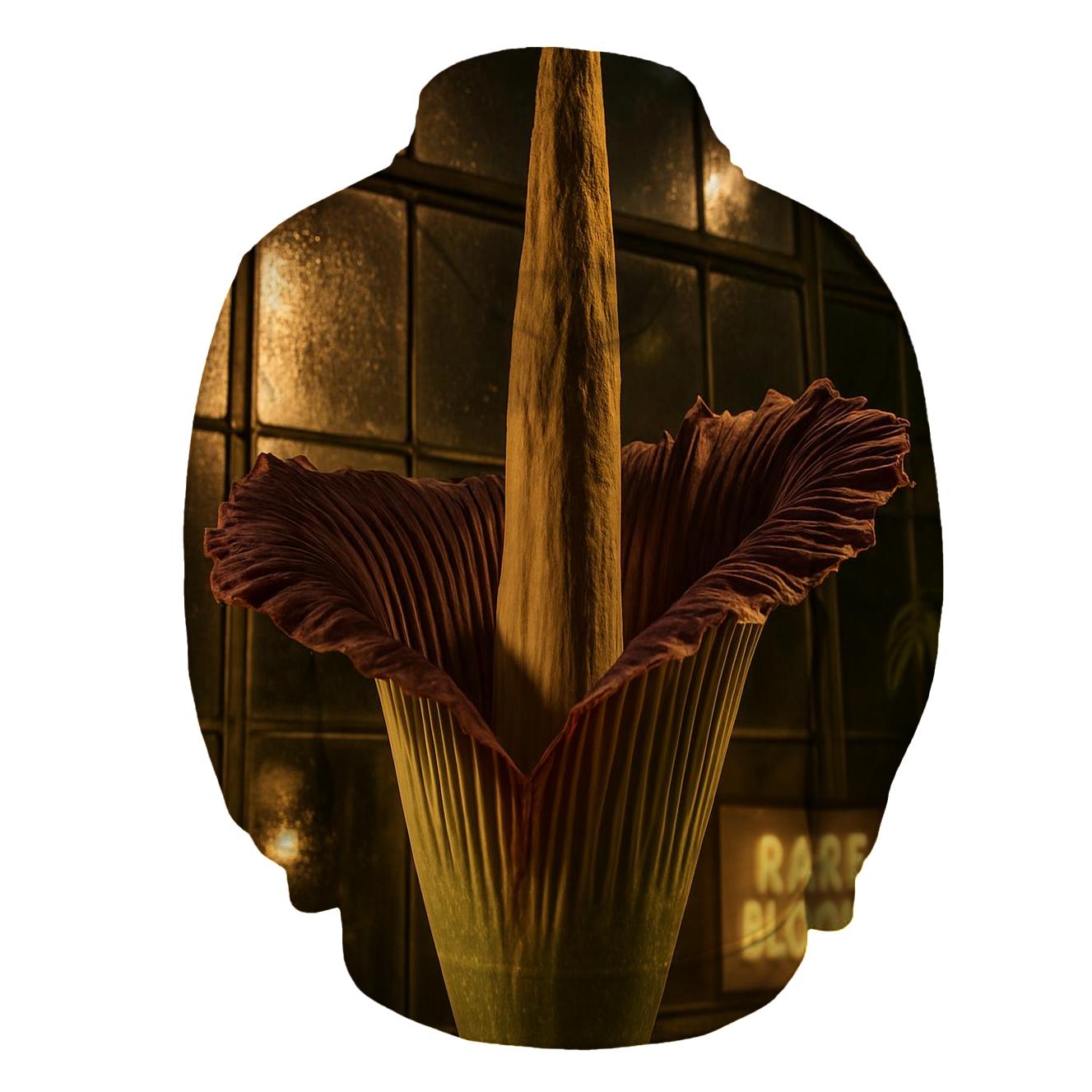 Titan Arum Bloom Inside A Conservatory graphic hoodies