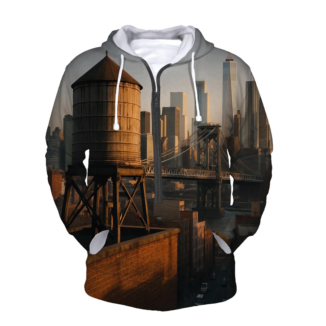 Sunrise Over Chinatown Water Towers designer hoodies