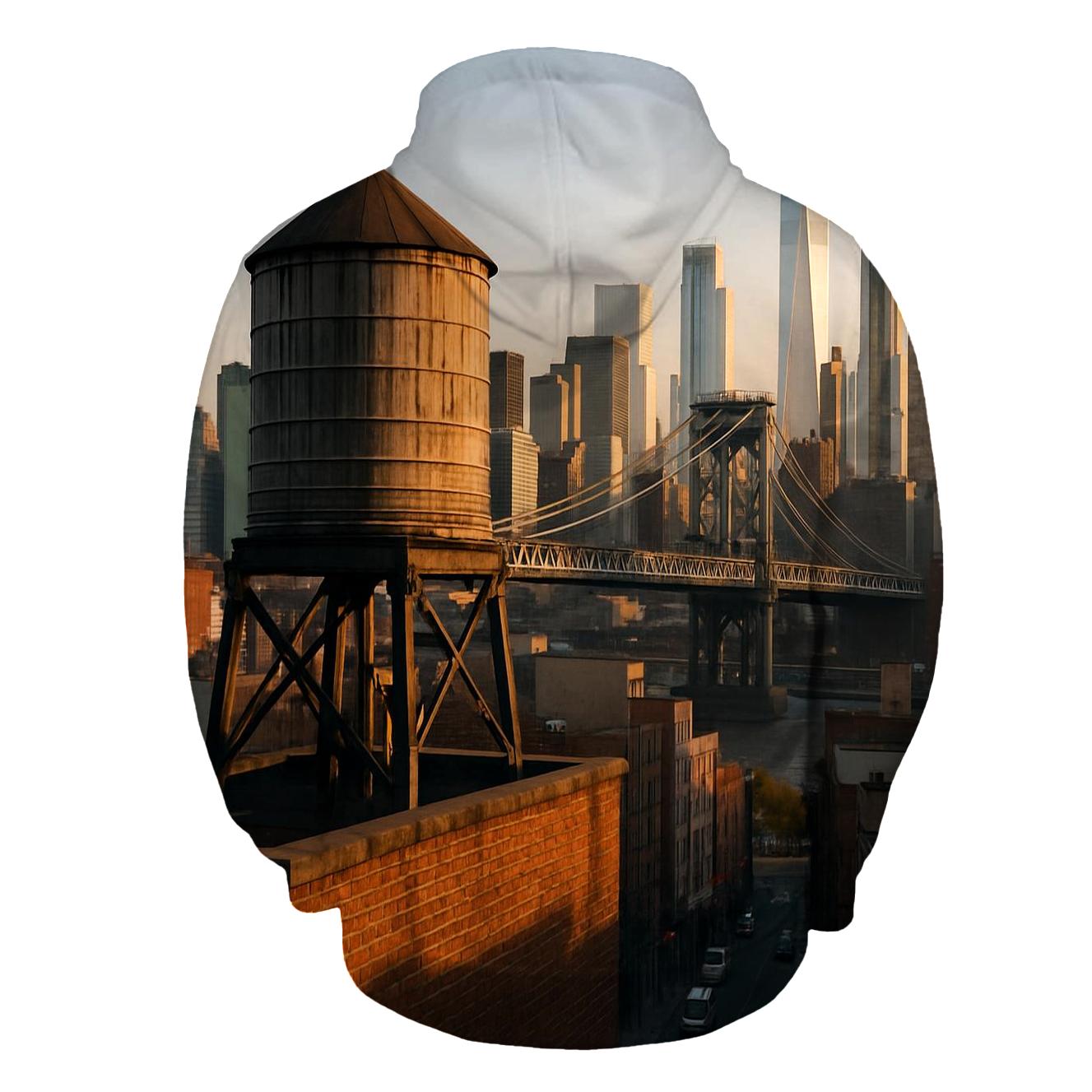 Sunrise Over Chinatown Water Towers designer hoodies