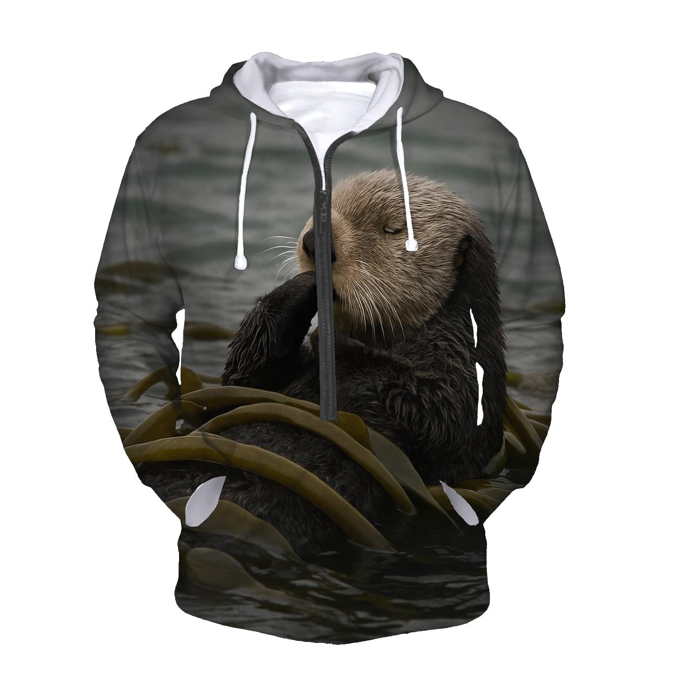 Kelp Veil Sea Otter hoodie designs