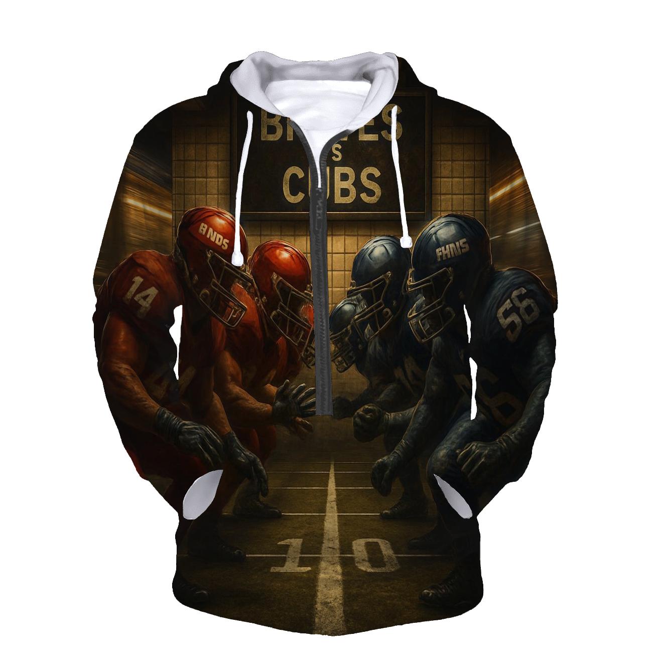 Subway Tunnel Huddle Break Showdown hoodie designs