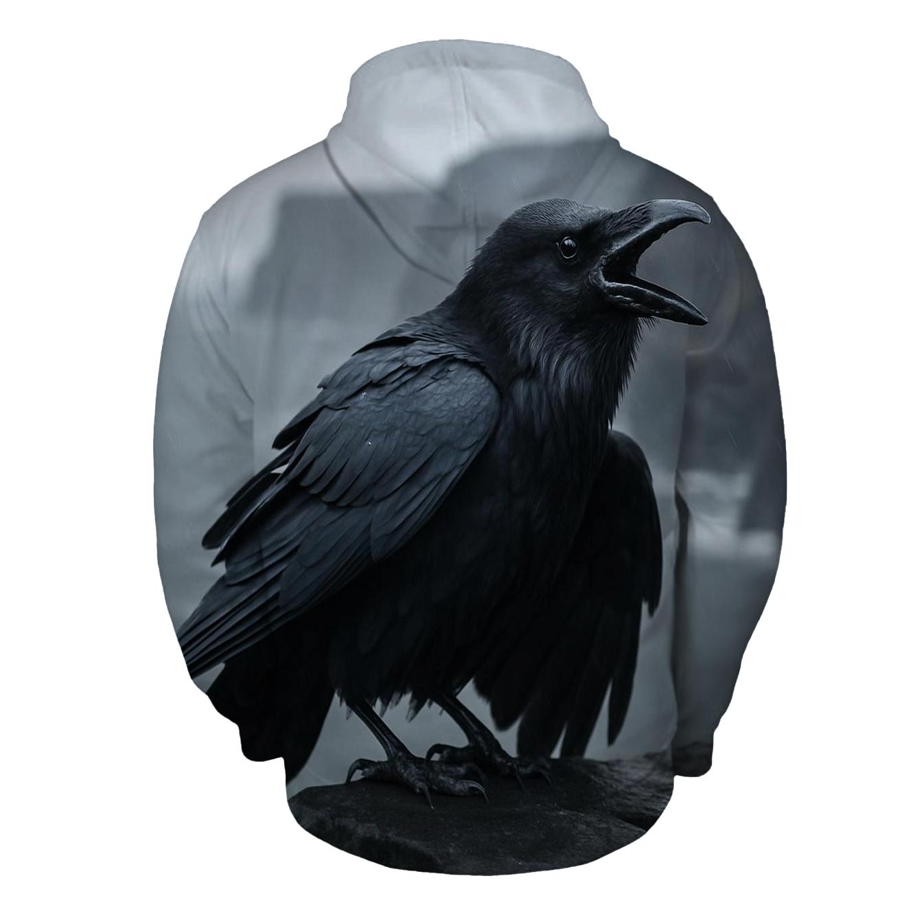 Basalt Ledge Mantling Common Raven custom hoodies